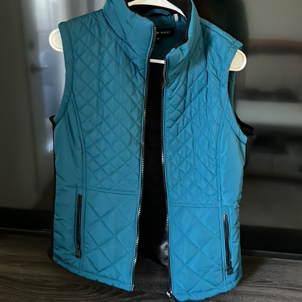 Andrew Marc blue vest